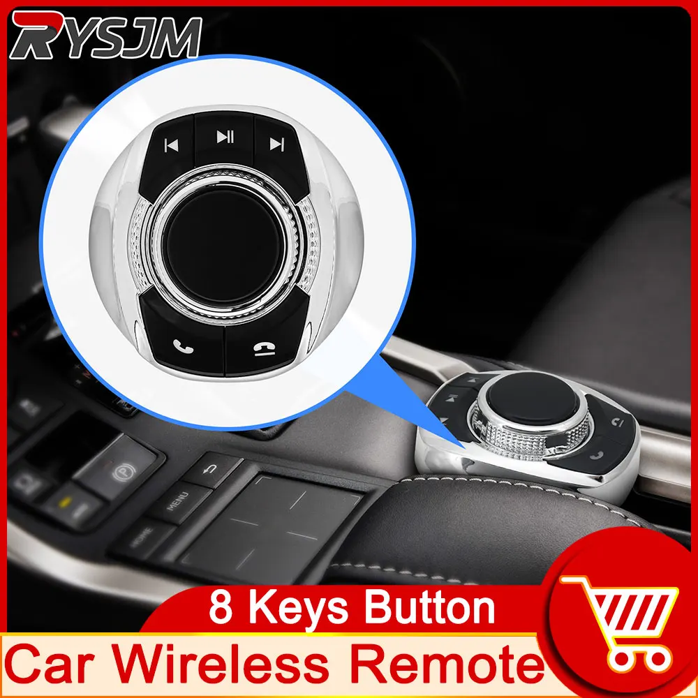 HD 8 Keys Multi-Function Universal Car Wireless Remote Steering Wheel Control Button For Android Car Radio GPS Multimedia System