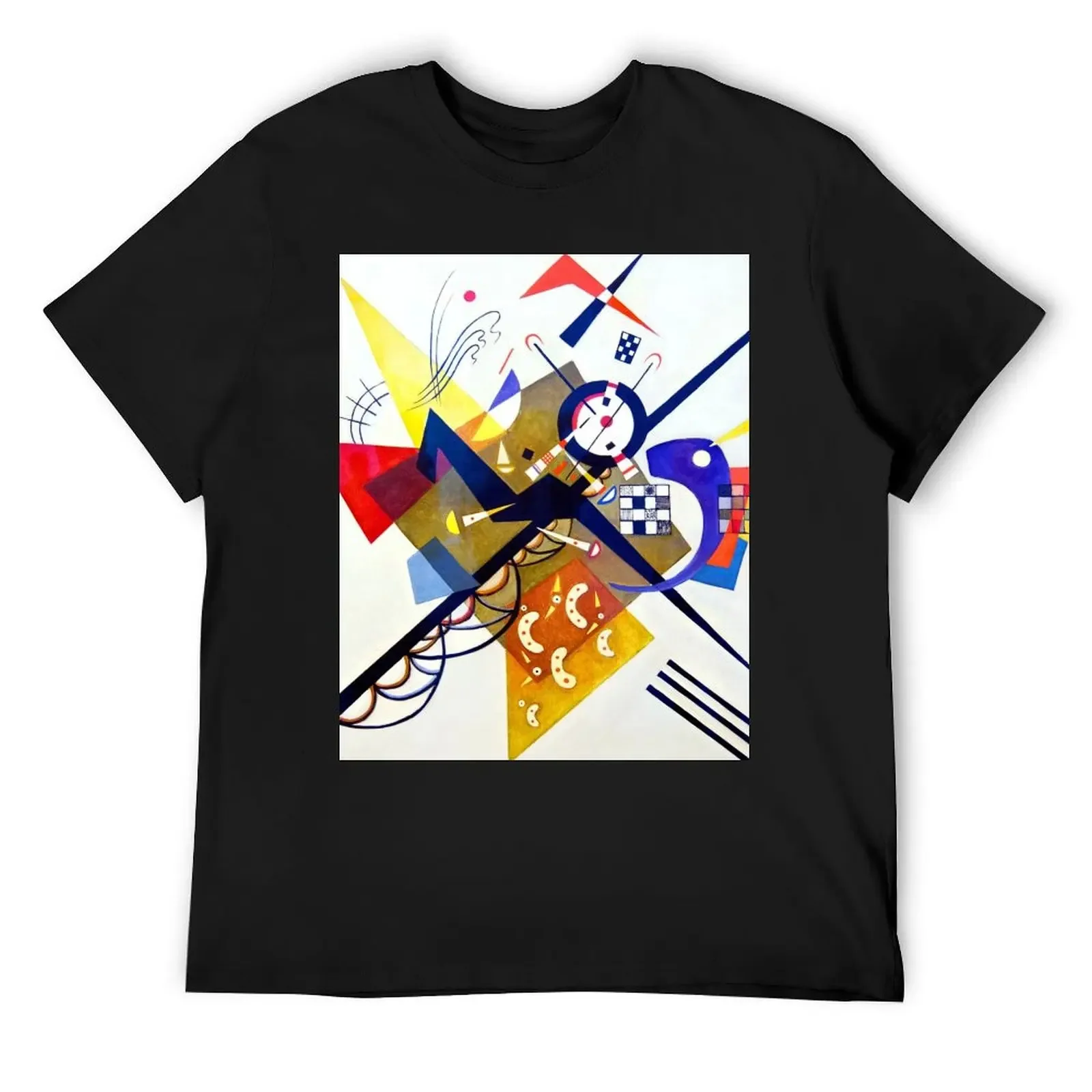 Wassily Kandinsky - Auf Weiss II T-Shirt kawaii clothes Short sleeve tee mens graphic t-shirts funny