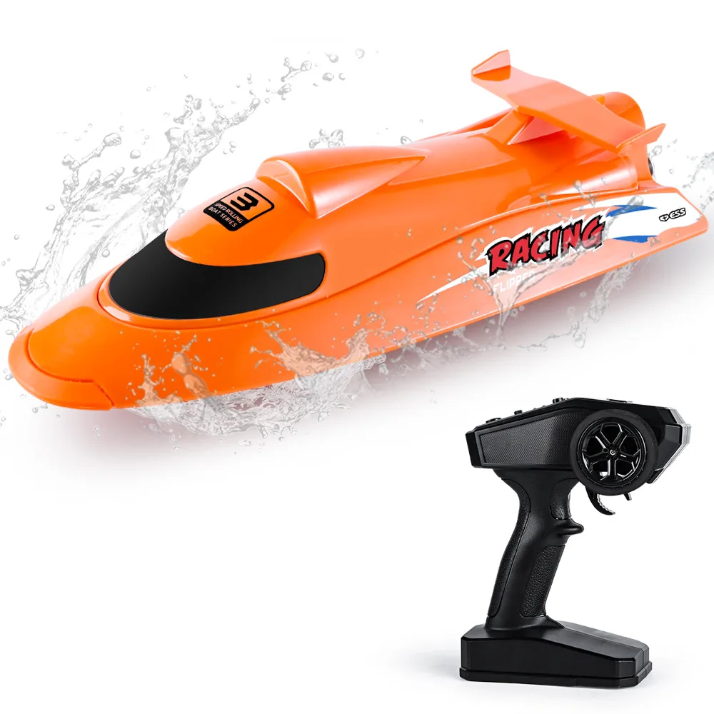 Long endurance remote control high speed stunt electric shark ship