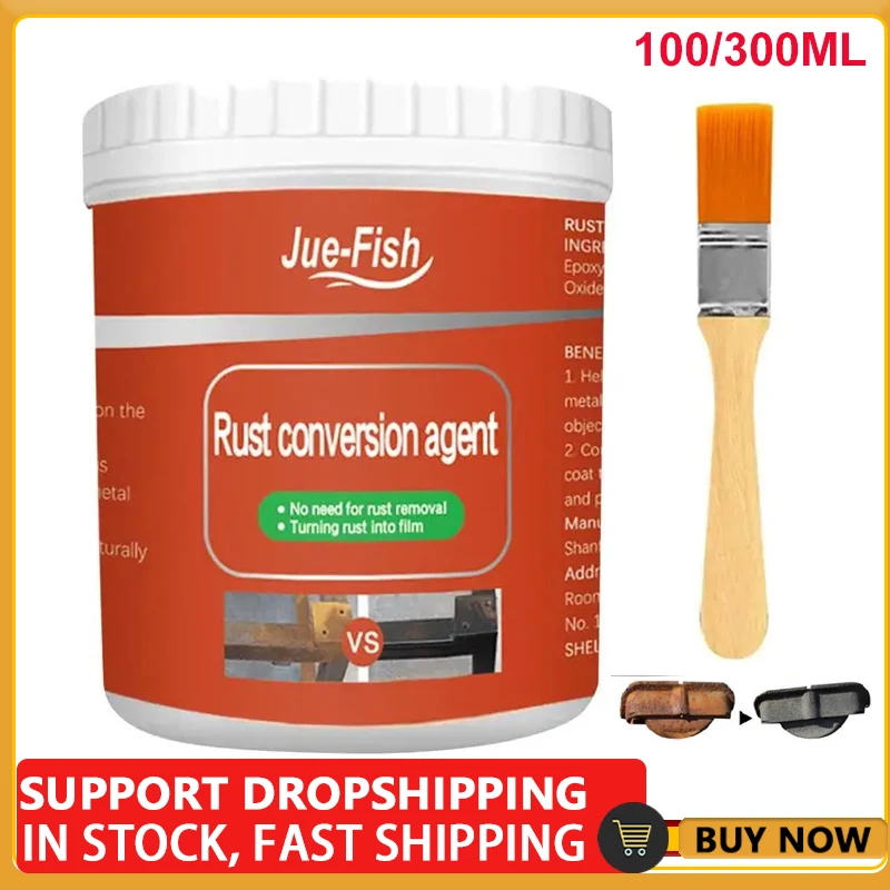 Metal Rust Remover Paint Rust Converter Metal Primer MultiPurpose Easy Apply HighTech Permanently Non-Corrosive Rust Conversion