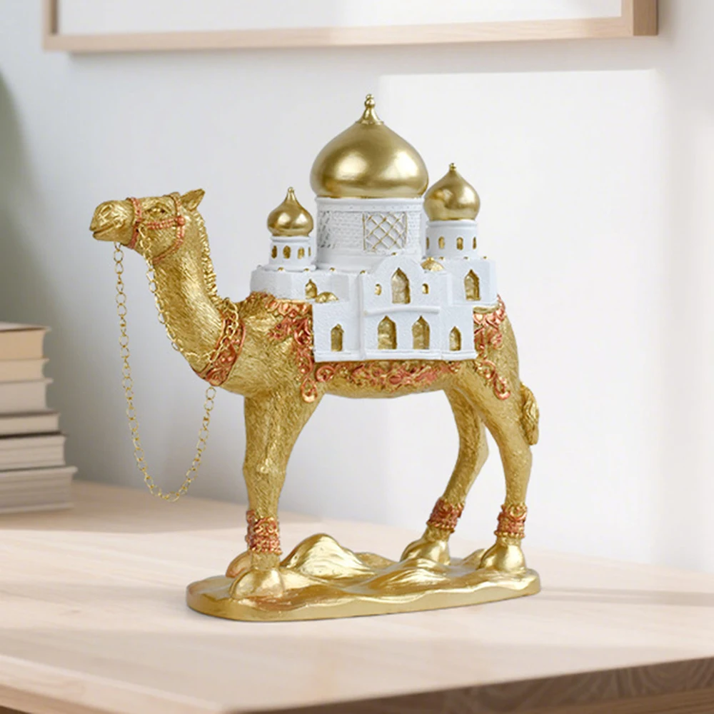 Classical Middle Eastern Camel Sculpture resin crafts ornament, Office living room decoration sculpture, Home Decor ornaments