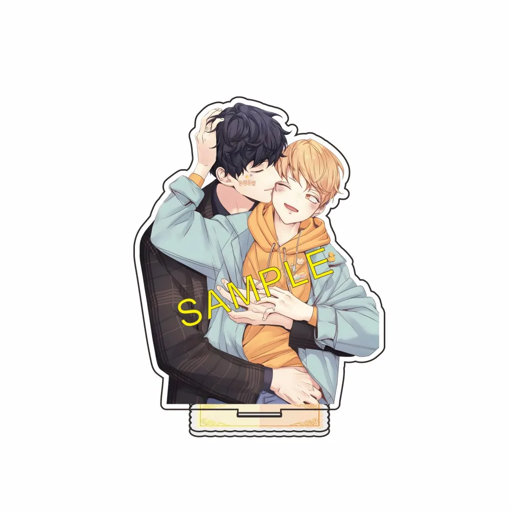 Love Is an Illusion! BL Yaoi Manhwa Acrylic Standee Anime Collectible Gift Desk Decor 15cm Acrylic Stand Model Bracket Keychain