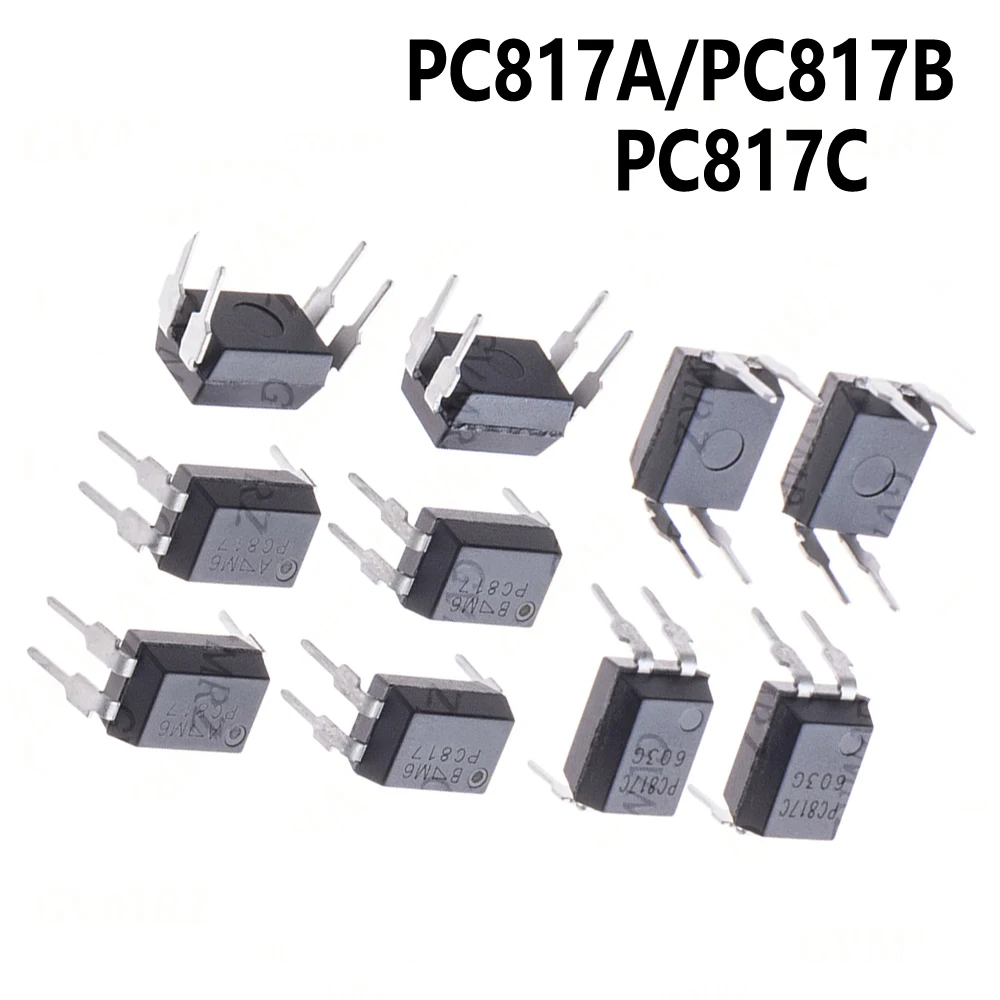 10/20/50/100PCS PC817 PC817A PC817B PC817C DIP photoelectric coupler  PC817 PC817A PC817B