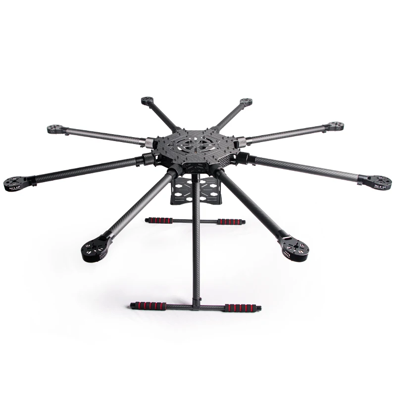 Flyroun LX1200 8Axle Octocopter Umbrella Type Folding Frame Multicopter Electronic Retractable Landing Skid DJI S1000 Tarot X8