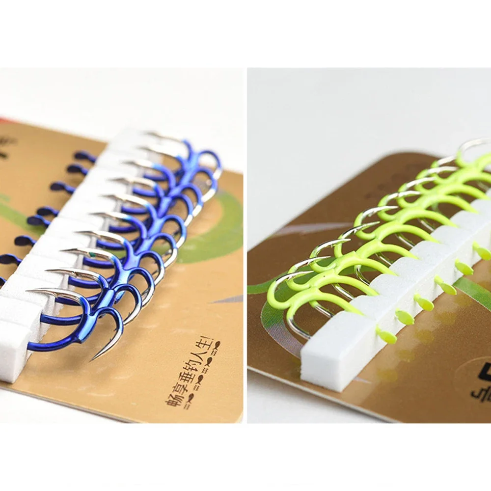 10 Stück Neue Superscharfe Automatische Angelhaken Zweite Generation Weibliche Sonnenhaken Doppelhaken Meeres-Kohlenstoffstahl Widerhaken-Angelhaken – Detail 6