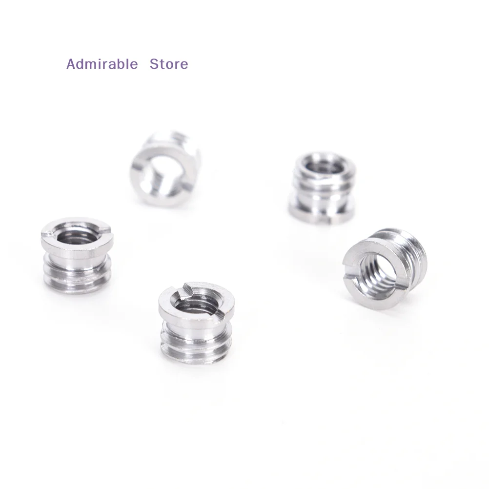 [W]1/4' to 3/8' Convert Screw (5pack) Adapter for Tripod and Camera and Quick X8K5 New