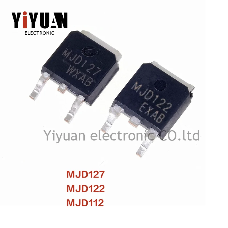 10PCS NEW MJD127 MJD122 MJD112 TO-252 Darlington, triode