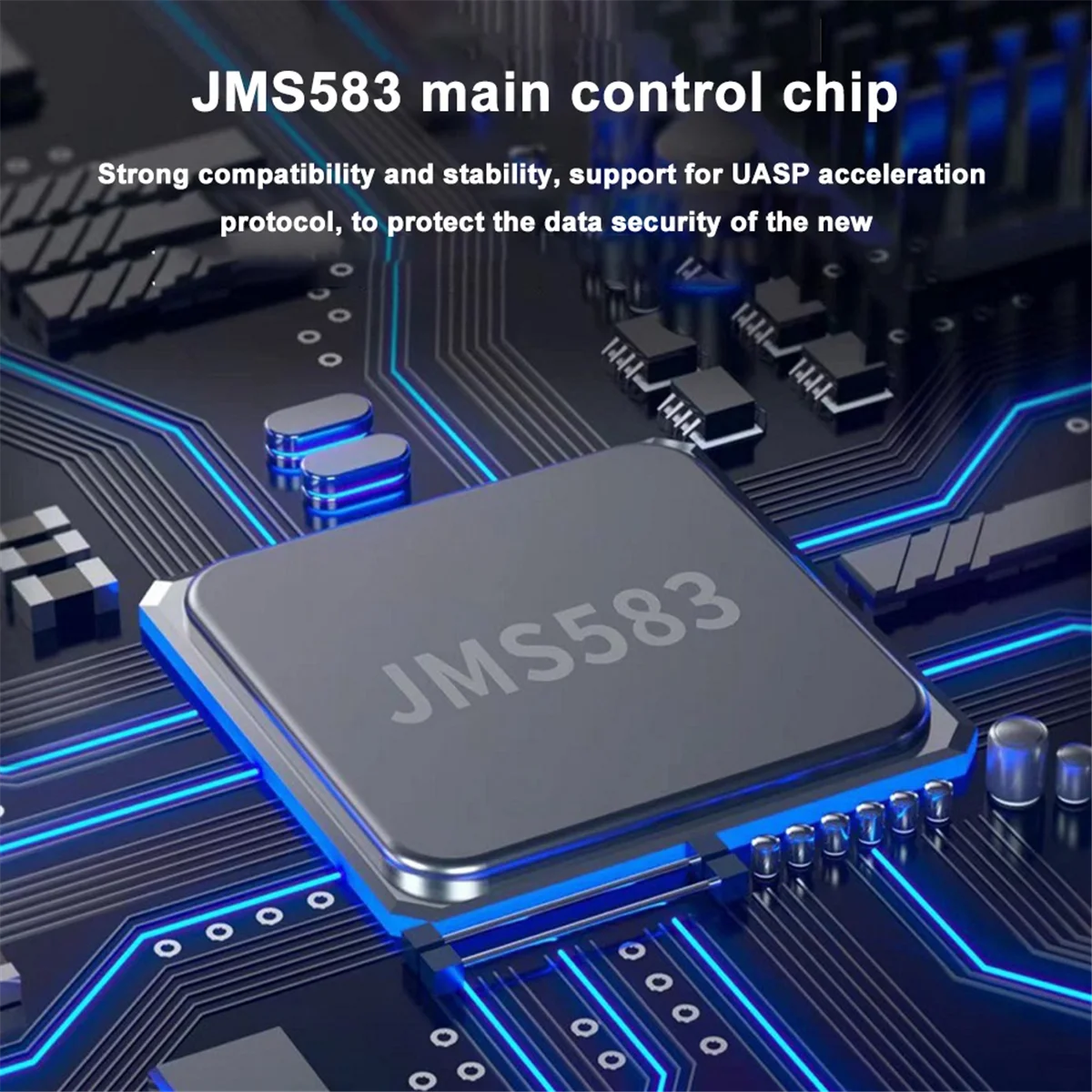 حاوية M.2 NVMe وssd ، JMS583 ، محول حافظة