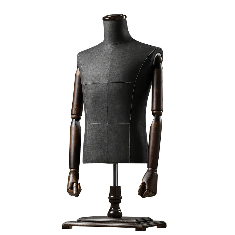 

Male model props half-body body clothing window display stand full body suit platform model shelf female