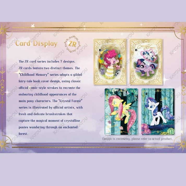 KAYOU My Little Pony Karten, internationale englische Version, chinesische Serie, originale Anime-Sammelkarten, Spielzeug, Geburtstagsgeschenke für Jungen und Mädchen. – Detail 14
