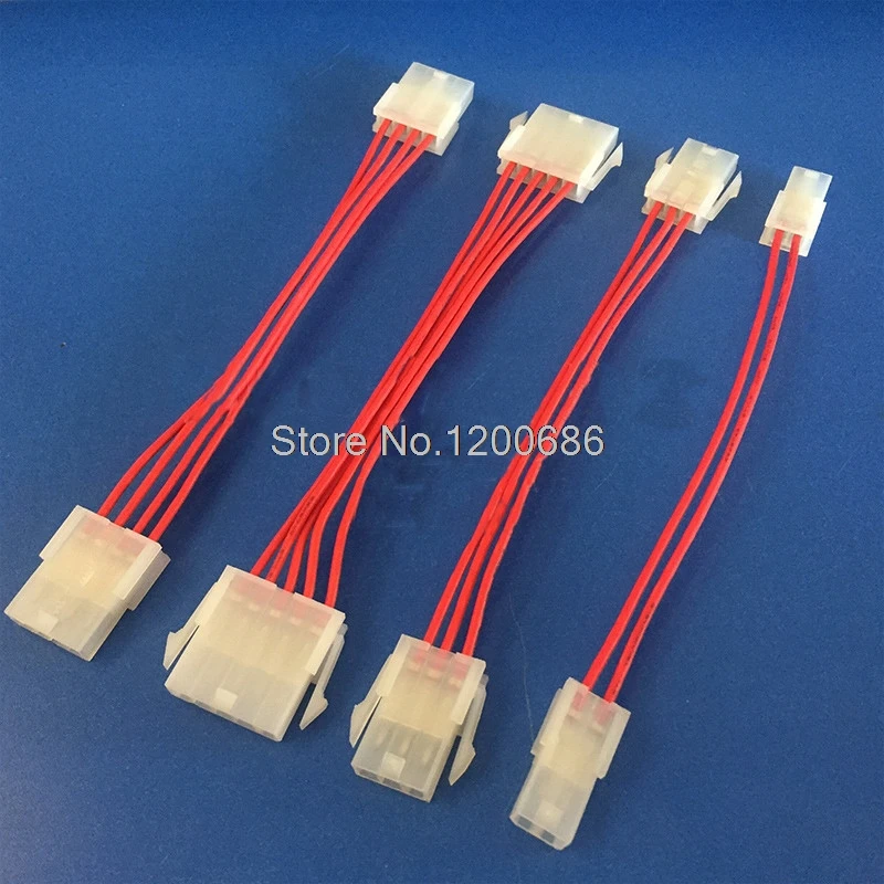 15CM 5557/5556 4.2mm Single Row Connector female extension cable wire harness  2P 3P 4P 5P Double female Wire Harness