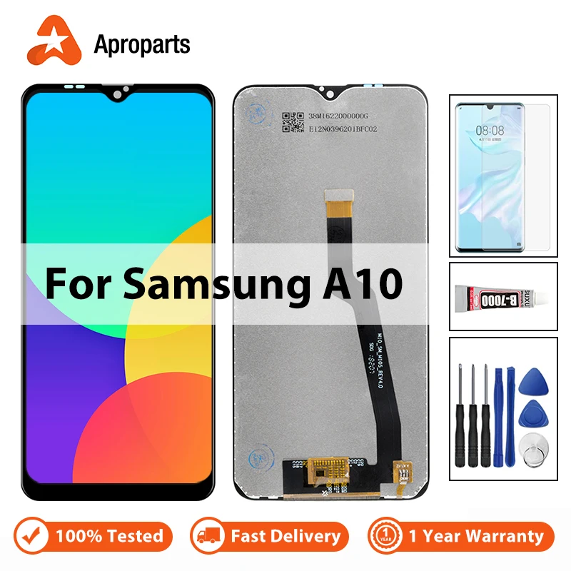 

LCD Screen For Samsung Galaxy A10 A105 Touch Display Replacement For SM-A105F SM-A105G SM-A105M SM-A105FN with Repair Tools