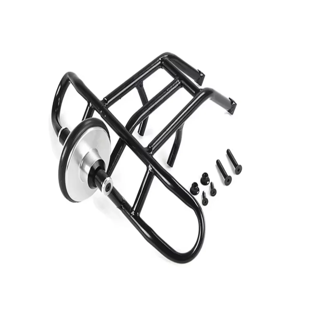 Metal rear anti-collision integrated single and double wheelies for 1/5 ROFUN HPI BAJA