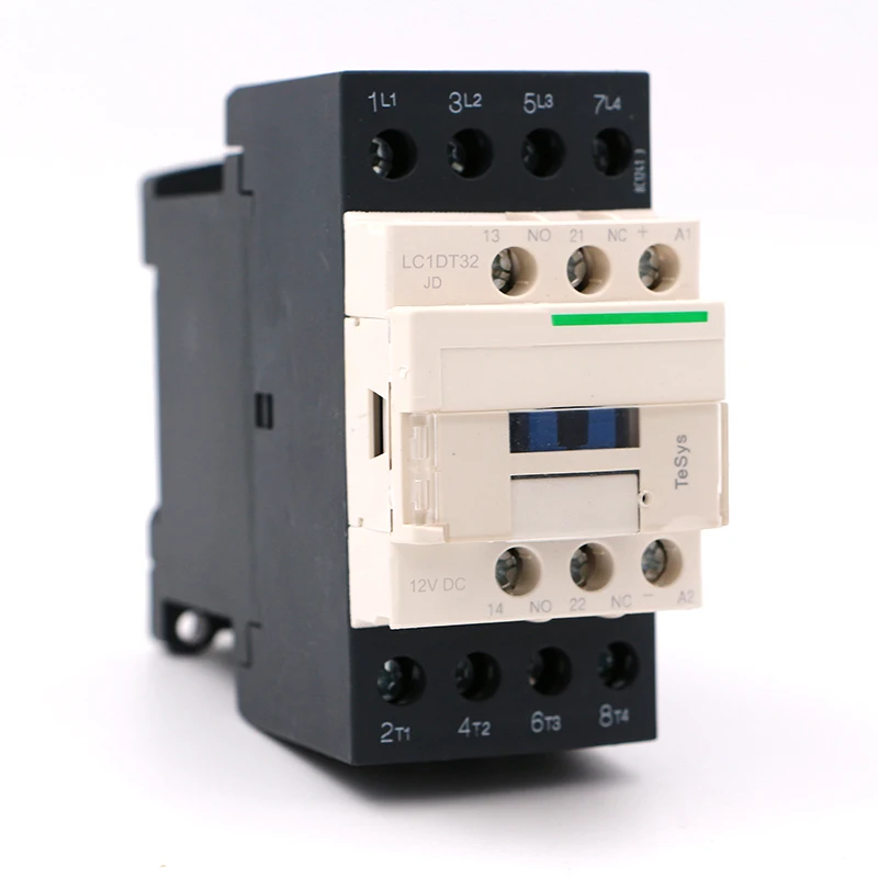 

LC1DT32JD DC electric magnetic Contactor 4P 4NO LC1-DT32JD 32A 12V DC coil