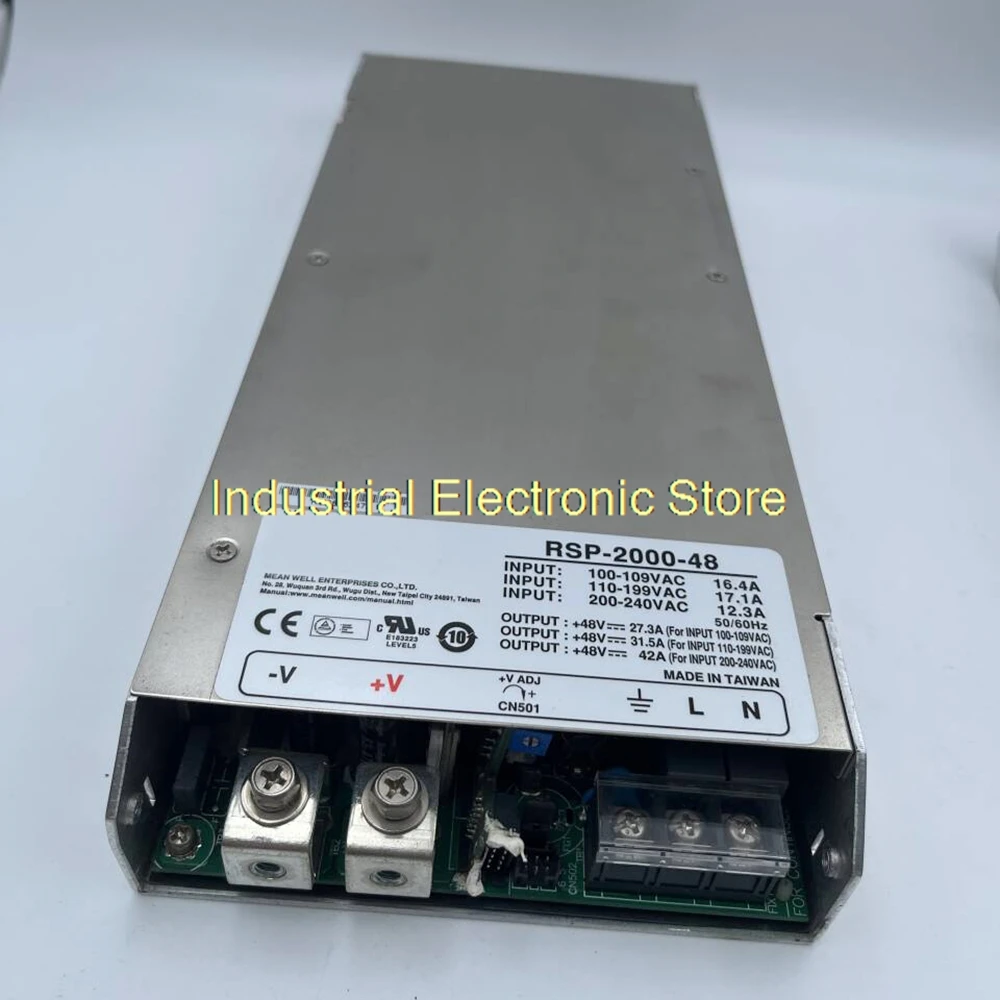 For MW High-power Switching Power Supply 39-56VDC 48v42A 2000W RSP-2000-48