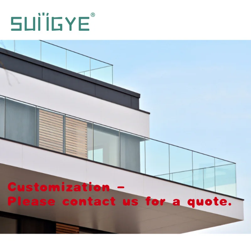 

Изготовленные на заказ высококачественные алюминиевые стеклянные ограждения SUNGYE с многослойным двойным остеклением, экстремально прозрачные стеклянные перила с подсветкой.