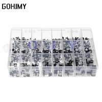 1uF~1000uF 6.3V-50V 400PCS 24Value SMD Aluminum Electrolytic Capacitors Assortment Kit + Box