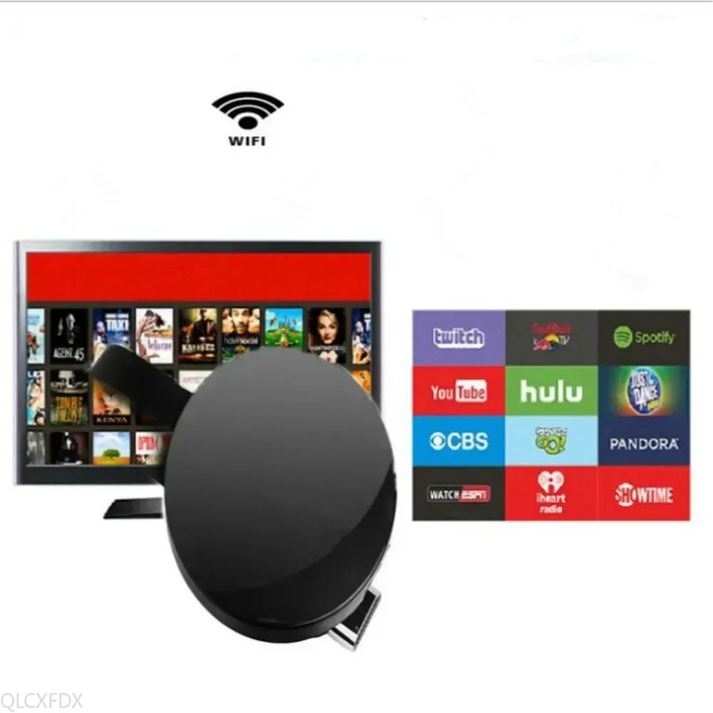 Tv vara 2.4g/5g 1080p hdmi-compatível anycast wifi display dongle receptor espelho compartilhar tela para ios android miracast airplay