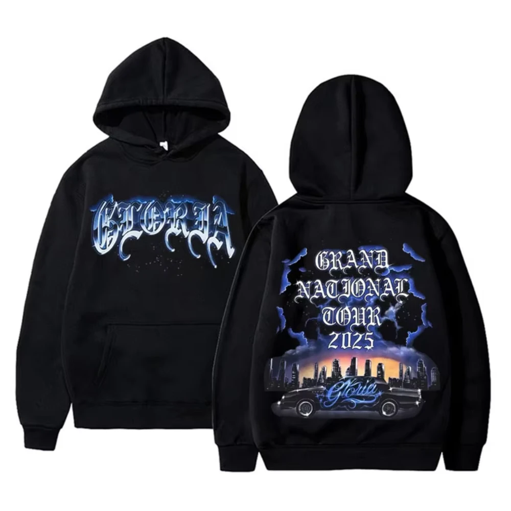 Rapper Kendrick Lamar & SZA Grand National Tour 2025 Hoodie Men Women Hip Hop Fashion Oversize Sweatshirt Male Casual Streetwear