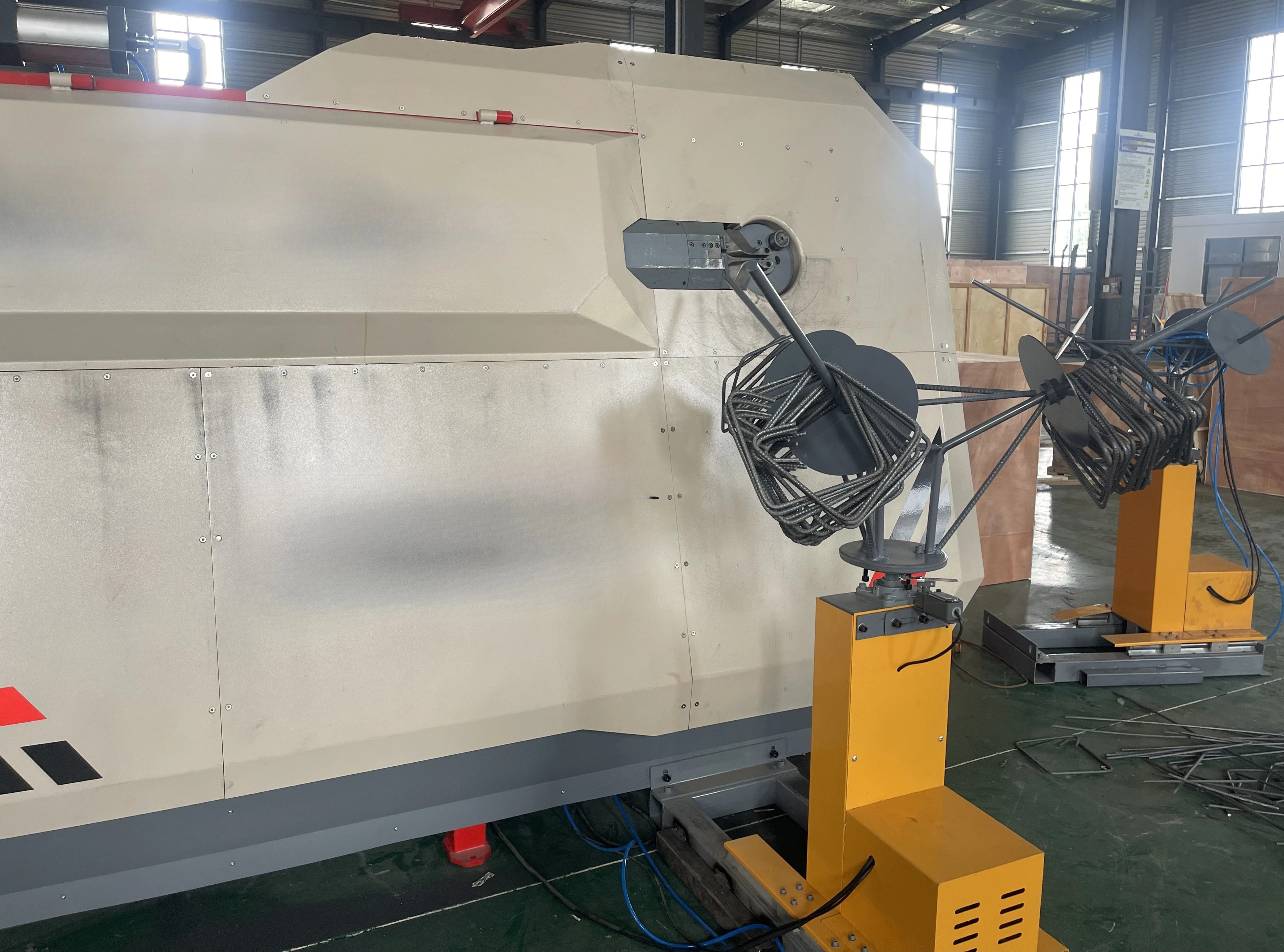 Automatic CNC Rebar Bending Machine PLC Engine Core High 35.5kW Motor Stainless Steel/Carbon Steel/Alloy New Condition High