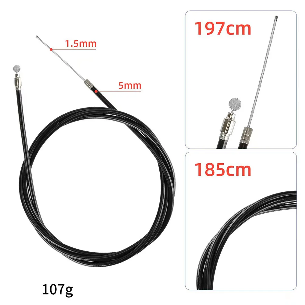 185/197cm Brake Cable Line For Electric Bicycle Scooter Buggy For-xiaomi For-M365/Pro Repair Brake Line Electric Scooter Parts