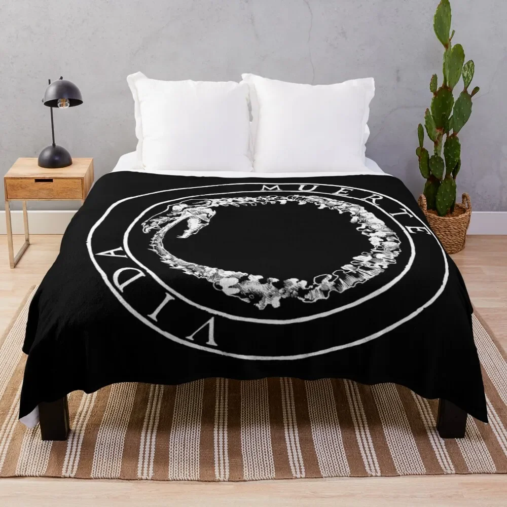 Disco Canserbero - Death Throw Blanket Bed linens Luxury Throw Flannels valentine gift ideas Blankets