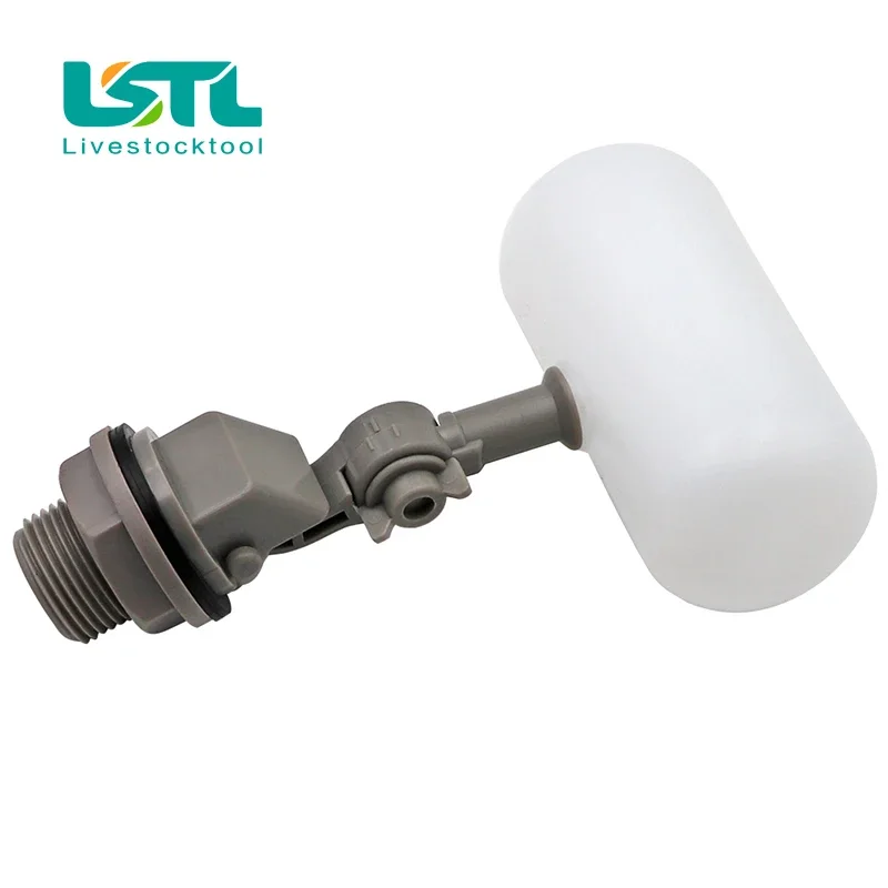 

1Pcs Floating Ball Valve Shut Off 1/2" 3/4" Automatic Drinker Bowl Water Tank Fish Tank Water Level Control Water Tower Farm