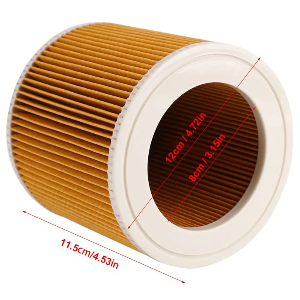 ตัวกรอง HEPA + ถุงเก็บฝุ่นสําหรับ Karcher WD2250 A2004 A2054 MV2 WD2 เครื่องดูดฝุ่นอะไหล่ทดแทนอุปกรณ์เสริม