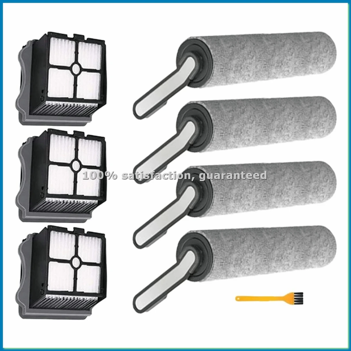 

Запасные части для беспроводного пылесоса Floor ONE S5 для влажной и сухой уборки: щетка-ролик и HEPA-фильтр - ABRM