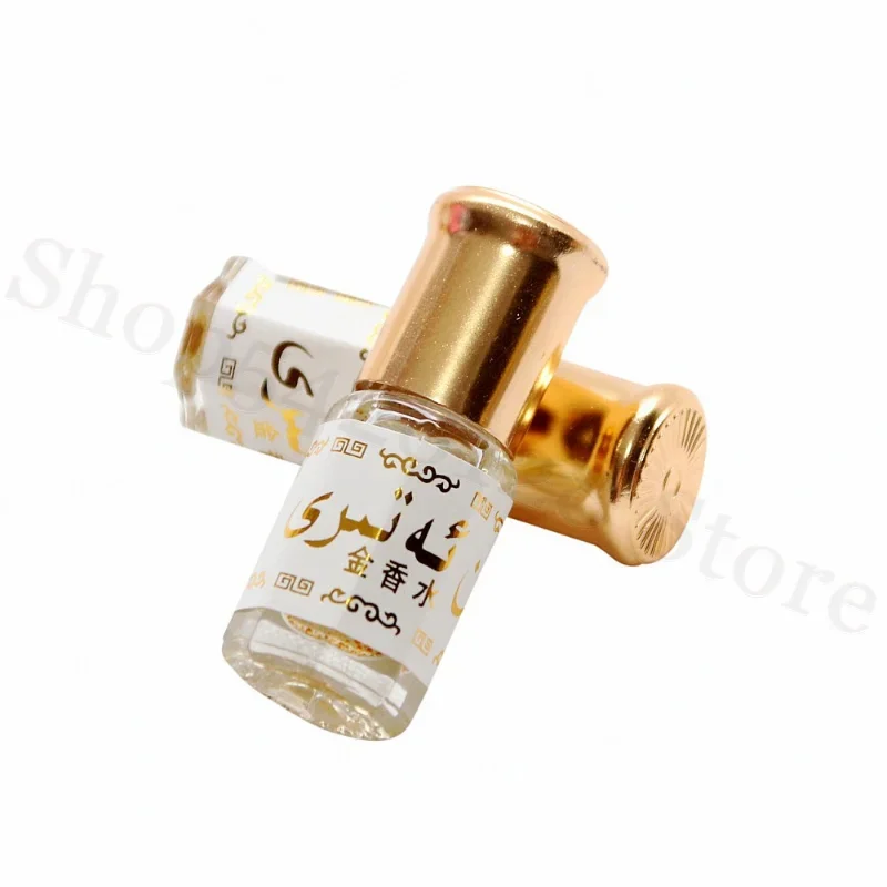 3ML Saudi Essential Oil Perfume Floral Notes Lasting Fragrance for Women Flower Flavor Perfume Essence Oil Body Deodorization