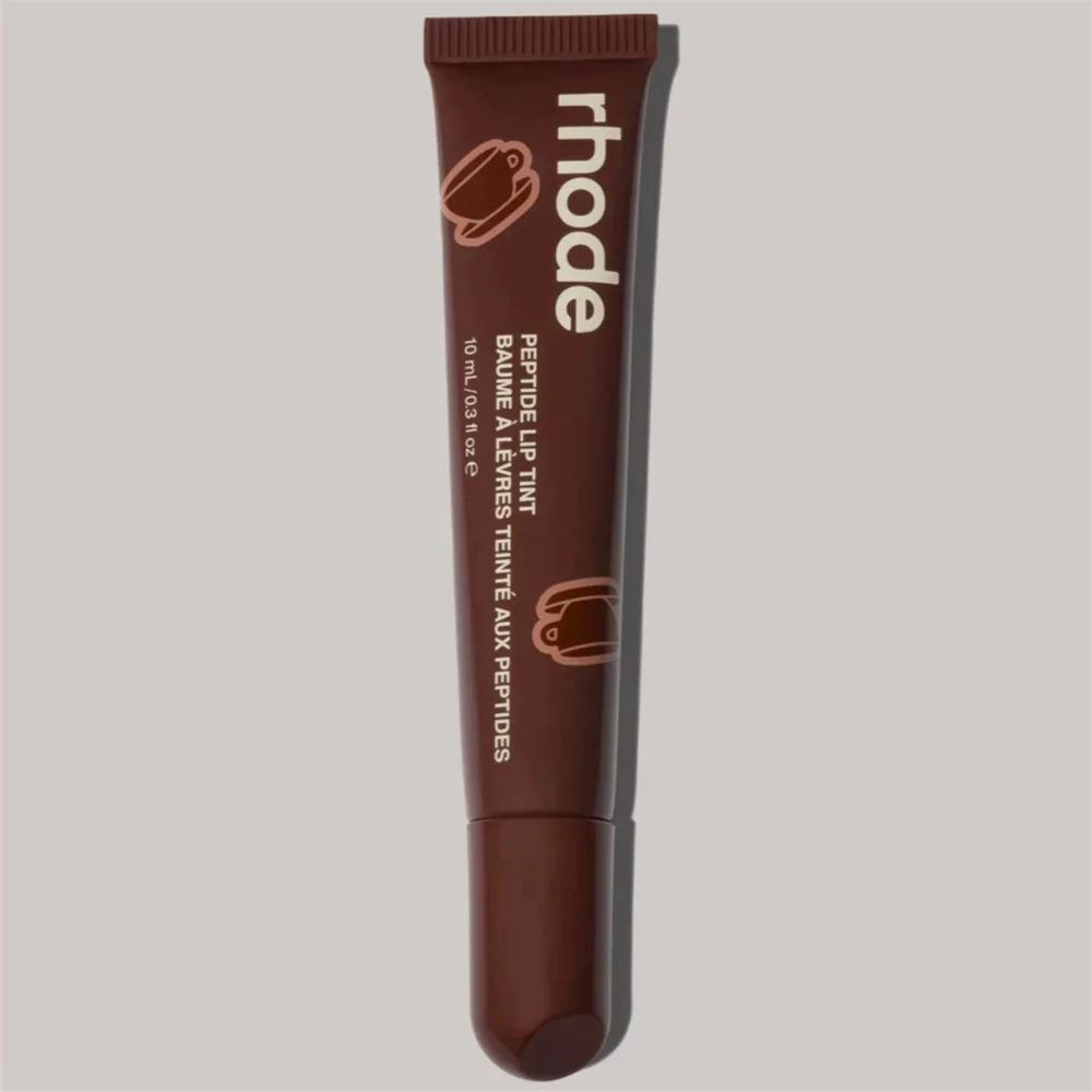 Rhodeskin Limited Edition Lipgloss Ribbon Espresso Toast Karamellisierte Banane Feuchtigkeitsspendender Lippenstift Pocket Blush Creme-Stick