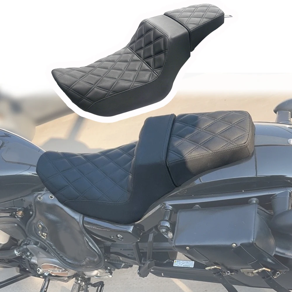 

Two-up Motorcycle Seat for 2022-later Harley Nightster RH975 models Step Up Front Rear Seat Cushion