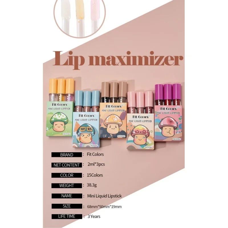 3 قطعة/صندوق مجموعة زيت الشفاه المعطرة بالفواكه مع نكهات الأفوكادو والفراولة والخوخ ملمع شفاه شفاف مرطب للشفاه الناعمة الناعمة