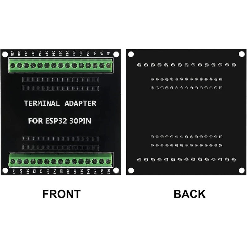 Scheda breakout ESP32 da 3 pezzi GPIO 1 in 2 compatibile con 30 pin ESP32S Scheda di sviluppo ESP32 Chip ESP-WROOM-32 per Arduino
