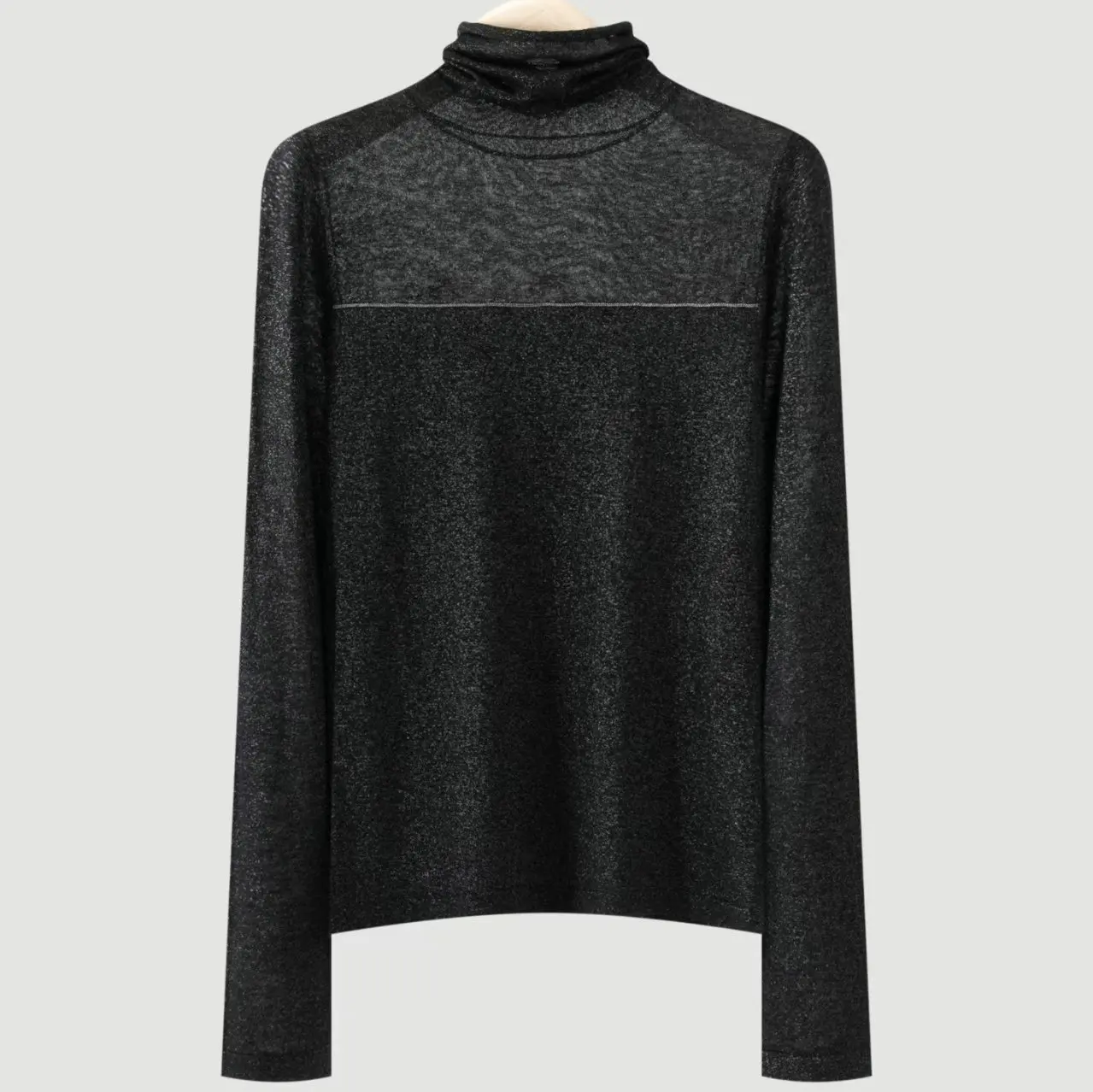 2026 Women's Autumn Winter New Stacked Collar Knitted Sweater Wool Blended Premium Sweater