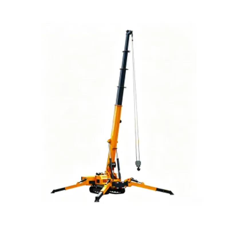 1-15 Ton Compact Mini Crawler Crane for Elevator Shaft Construction Small Heavy Lifting Equipment