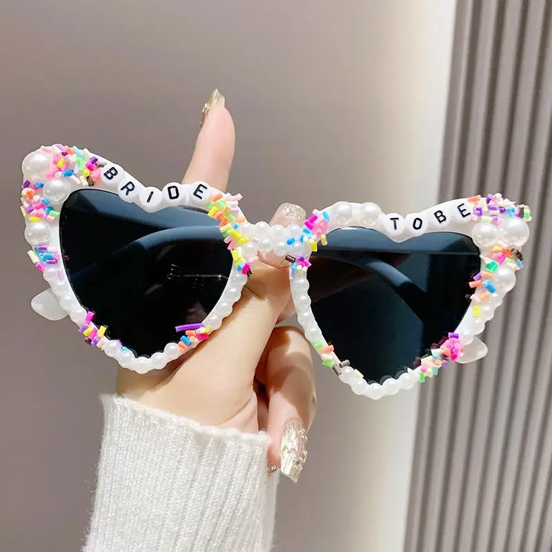 Charming Pink Heart Shaped Frame; Birthday Queen Letters, Party Glasses, and Pearls; A Perfect Gift for Women
