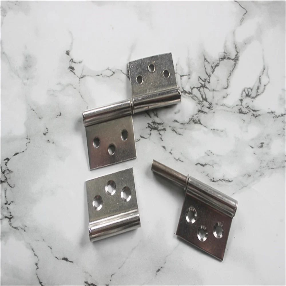 Stainless steel hinge closet door flat open hinge folding thickened small hinge doors and Windows small hinge hardware accessori