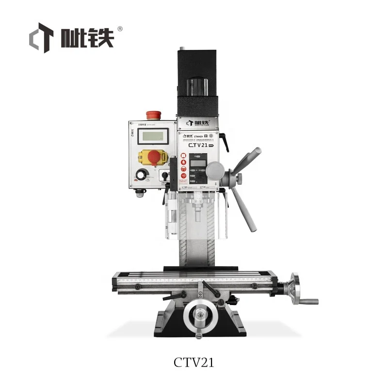 Bench Drill Mill Machine Universal Weiss CTV21 For Metal Working