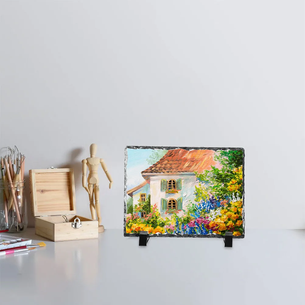 

Picture 14x19.5cm Sublimation Blanks DIY Photo Rocks Sublimation Custom Plaque Heat Transfer Gifts