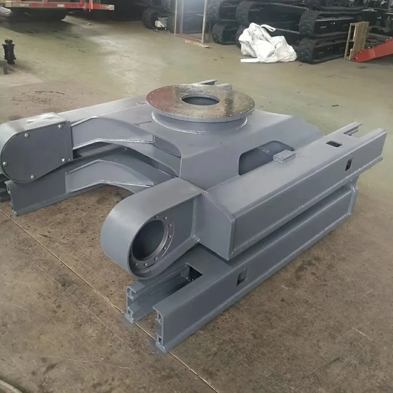 Construction Machinery Lower Frame Excavator Chassis Parts with 1 Year Warranty Made in China