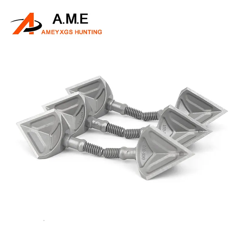 

3/6/9/12pcs Hunting Broadheads 100 Grain Blades Arrowhead Stainless Steel Archery Arrow Head for Bow Hunting Outdoor Shooting