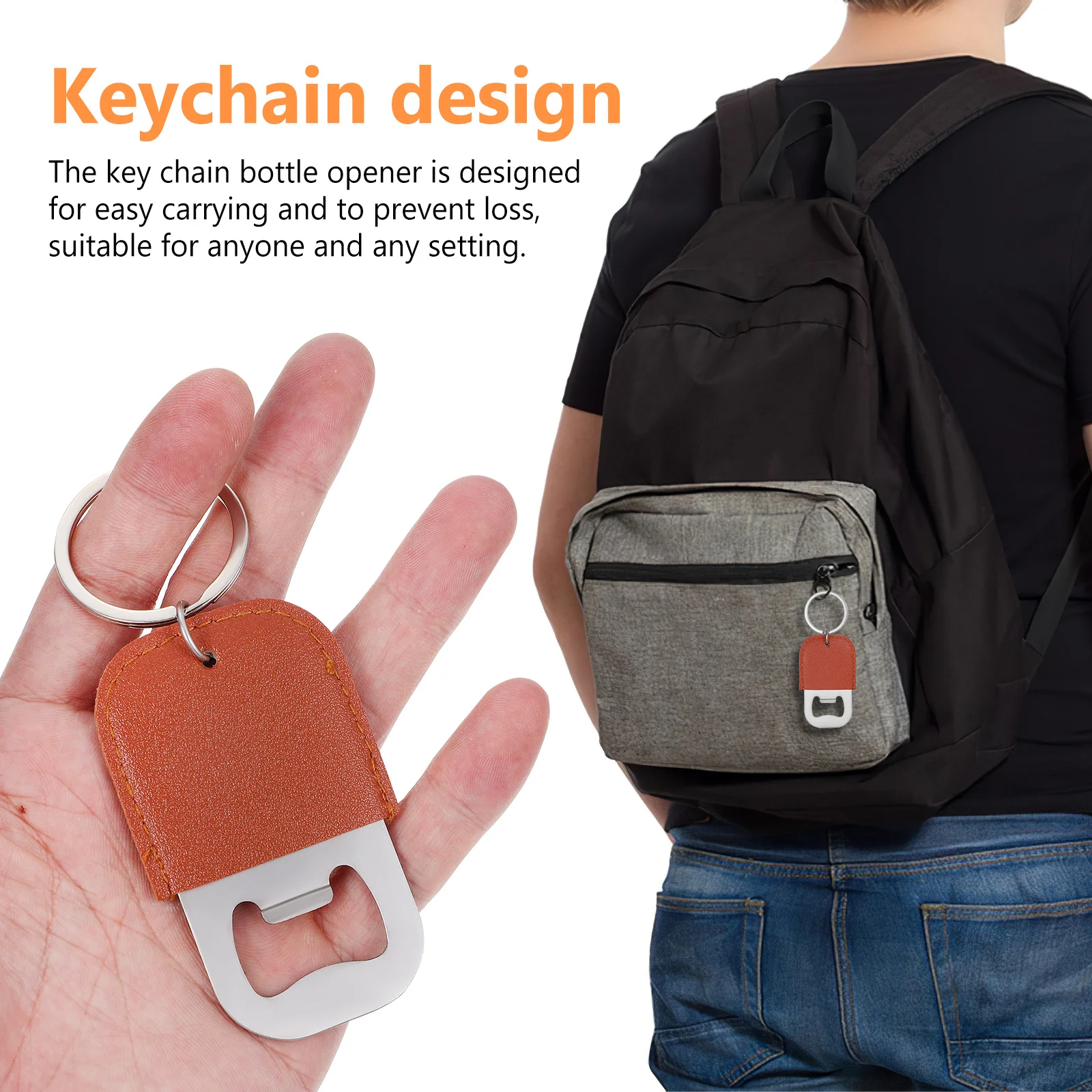 

12Pcs Stainless Steel Bottle Opener Keychain Portable Beer Opener Party Bottle Cap Remover Bulk Can Accessories,