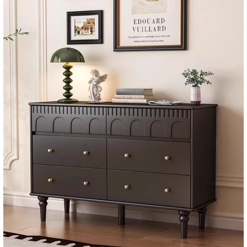 Bedroom wall bedside cabinet living room storage six chest cabinet new