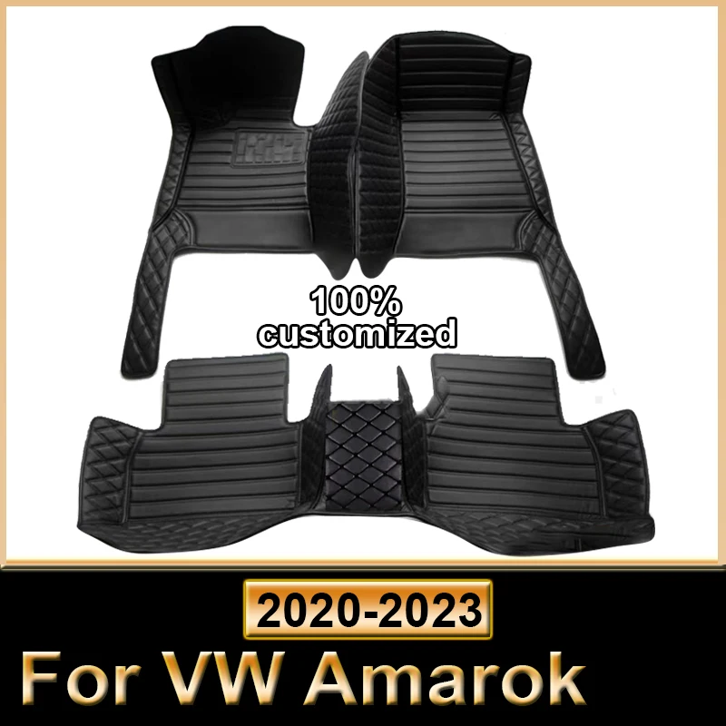 

Автомобильные коврики для VW Amarok 2010 ~ 2022, напольный коврик, автозапчасти, коврик, роскошный кожаный коврик, автомобильные аксессуары