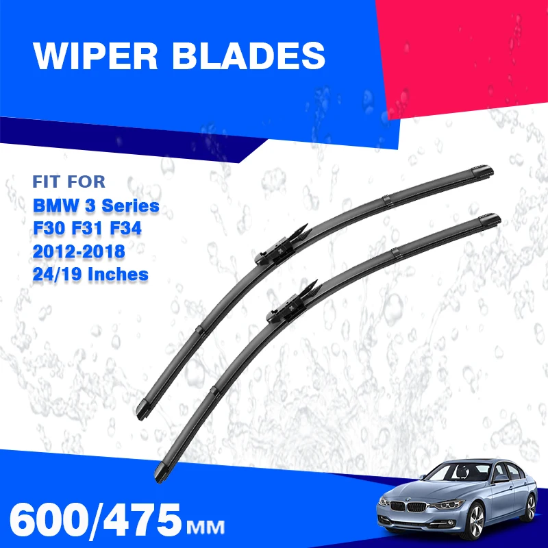 Front Rear Wiper Blades For BMW 3 Series F30 F31 F34 GT 2012 - 2018 320i 320d ED 318i 330i M3 318d 325d 330d Car Accessories