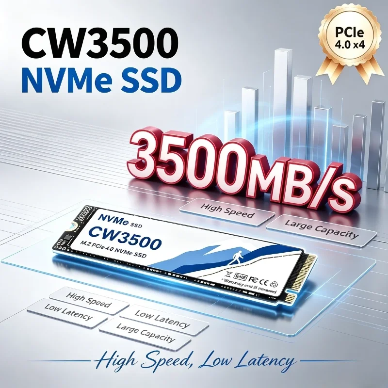M.2 Nvme 4Tb Pcie 4.0 Ssd - CW3500 500GB 1TB 2TB 4TB M.2