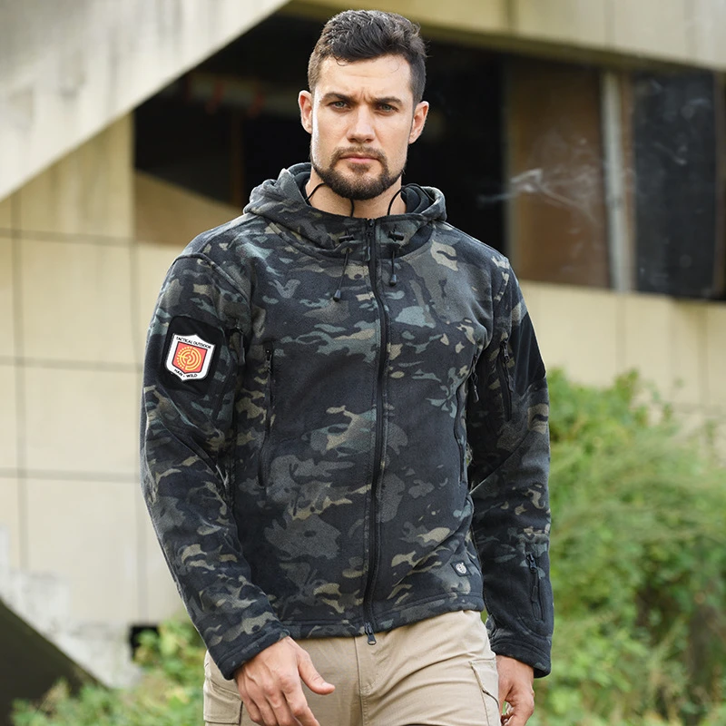 Outdoor jacket urban commuter tactical hooded thickened TAD same liner upgraded version