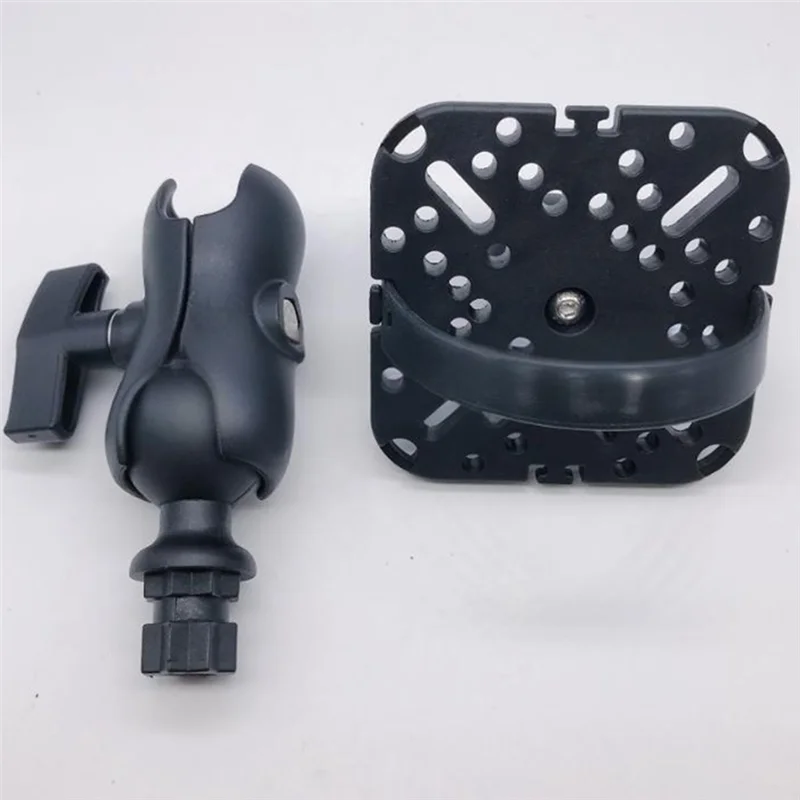 WORTHOWN-Ball Seat With Fish Finder And Kayak Accessories, Navigation Fish Finder Complete Set (Hexagonal Square Bracket Type)