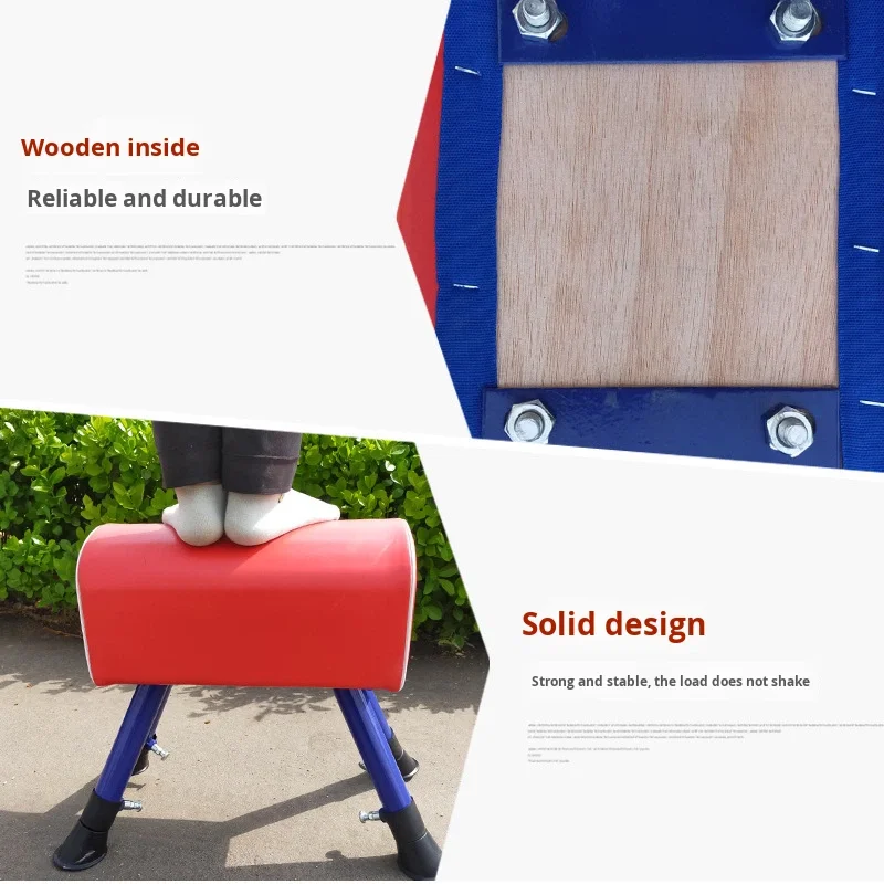 

Large Goat Children's Iron Vaulting Horse Gymnastics Training Equipment with for School Track and Field Competition